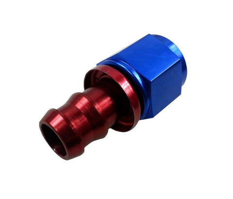 10an Straight Push-lock  Double Swivel Hose End