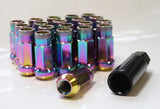 A SET OF 20 STEEL NEOCHROME WHEEL NUTS 12 x P1.5
