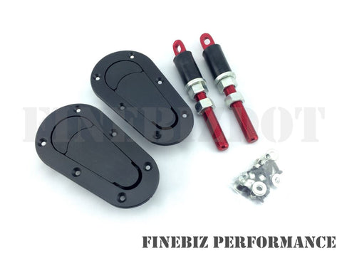 FLUSH MOUNT BONNET HOOD PINS - WITHOUT LOCKS