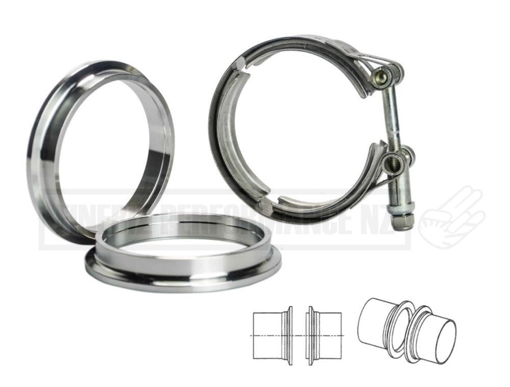 1.75" VBand Clamp Set STAINLESS STEEL Performance