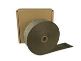 10 METRES 2" TITANIUM HEAT WRAP ROLL + STAINLESS STEEL TIES