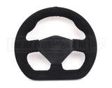STEERING WHEEL - UNDRILLED 250MM SUEDE FLAT BOTTOMED