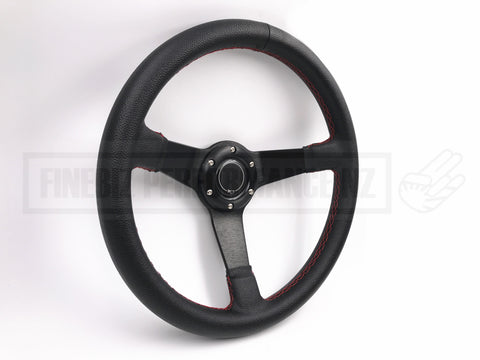 Vinyl Mid Dish 350MM Steering Wheel