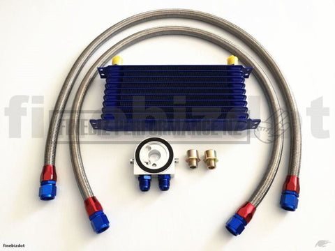 10An Braided Oil Cooler Kit - Car Parts