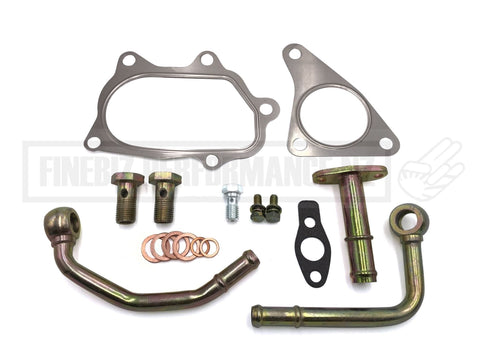 Subaru EJ20 EJ25 TD05 TD06 Turbo Oil Drain & Coolant Pipe Kit