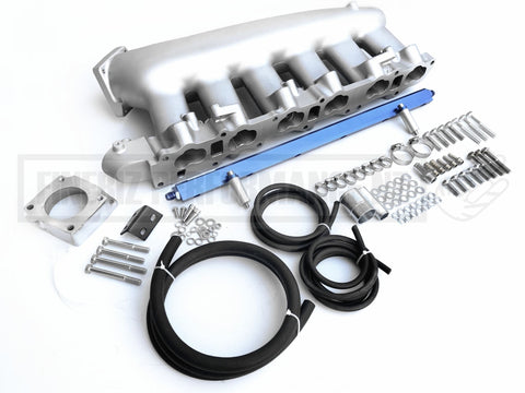 RB25DET INTAKE MANIFOLD +FUEL RAIL +THROTTLE BODY ADAPTOR