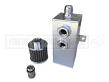 OIL CATCH TANK WITH BREATHER - 1L BAFFLED ENGINE BLOWBY