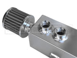 OIL CATCH TANK WITH BREATHER - 1L BAFFLED ENGINE BLOWBY