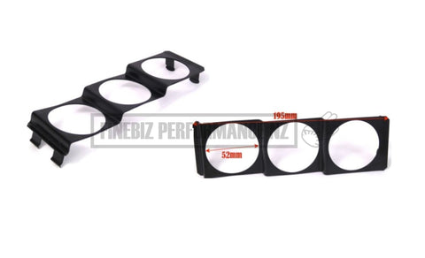 2 (52Mm) Stereo Din Triple Gauge Mount - Car Parts
