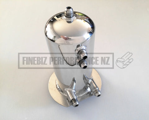 2L Alloy Polished Fuel Surge Tank - Car Parts