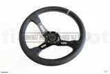 350Mm Perforated Leather Deep Dish Steering Wheel - Car Parts