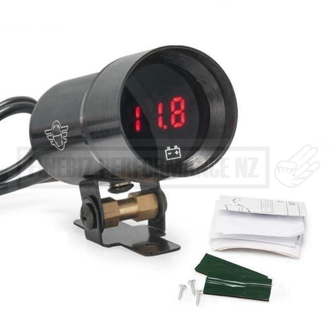37mm Smoked Lens Volt Gauge