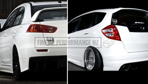 6 Speed Shifter Jdm Style Sticker - 14Cm X - Car Parts