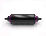 50mm High Flow Fuel Filter - 9mm Barb Fittings