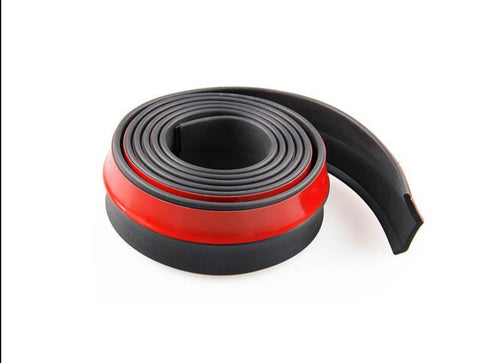 Black Front Bumper Lip - Universal Type