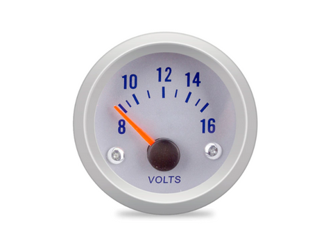 Volt White Face 52mm Gauge - 2" (51mm)
