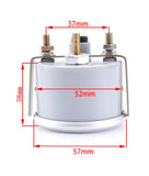 Boost Mechanical White Face 52mm Gauge (PSI)