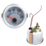 Water Temp White Face 52mm Gauge - 2" (51mm)