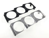 2" (52mm) STEREO DIN TRIPLE GAUGE MOUNT
