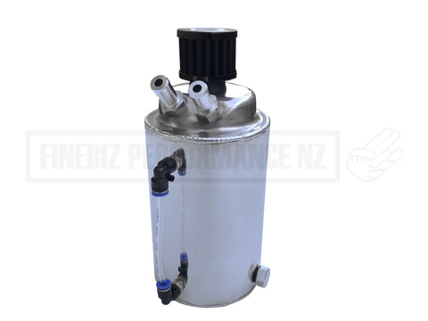 2L ROUND OIL CATCH TANK with BREATHER