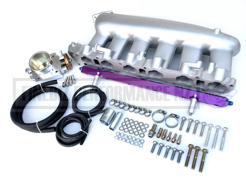 RB25DET MANIFOLD +FUEL RAIL + 80MM THROTTLE BODY