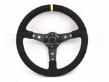 Steering Wheel - 350MM Suede Mid Dish Hole