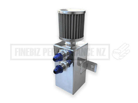 1L ENGINE BLOWBY OIL CATCH TANK + BREATHER