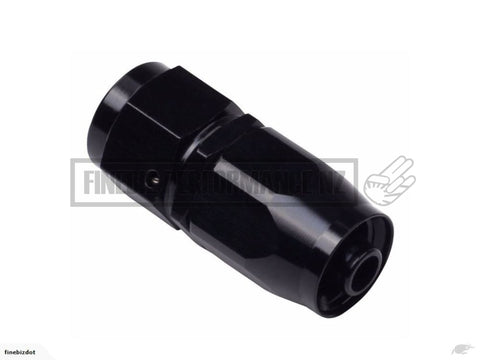 Black Aluminium 10An Straight Swivel Hose End Fitting - Car Parts