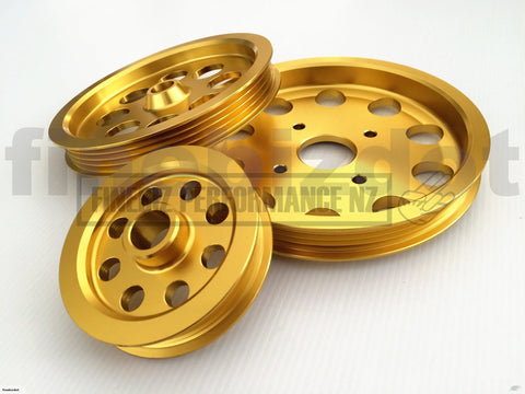 Nissan Skyline Rb Light Weight Aluminum Pulley Kit - Car Parts