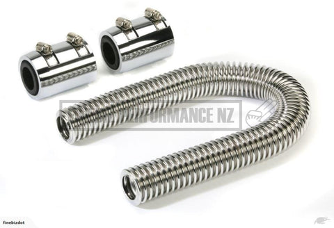 Stainless Steel Flexible Radiator Hose - 59Cm Long - Car Parts