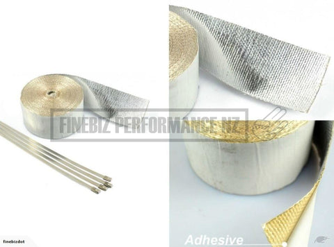Thermal Heat Resistant Reflecting Wrap + 4 Ties - Car Parts