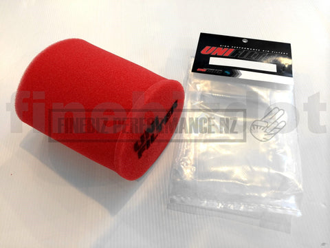 Uni-Filter Straight Outer Cover - 100Mm Od X 130Mm Black - Car Parts