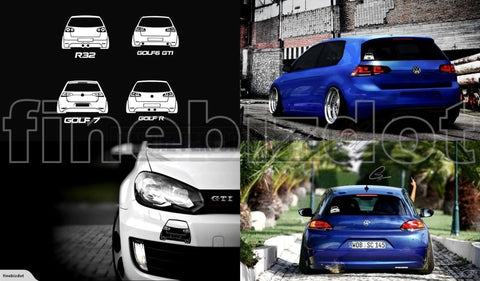 Volkswagen Golf Windscreen Sticker - 15Cm - Car Parts