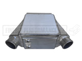 ALLOY WATER TO AIR INTERCOOLER 220x200x110mm (2.5" Inlet/Outlet)