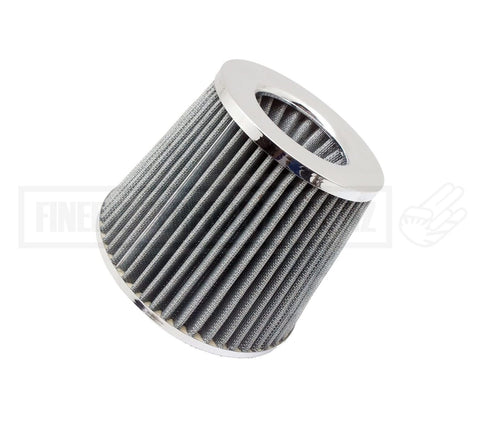 AIR POD FILTER SILVER - 76MM INLET 3"