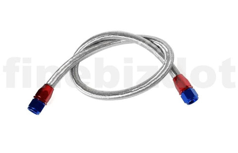 10AN Braided Hose with Fittings -  1 Metre Long Assembled