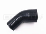 3" to 4" 45 Degree Silicone Hose Reducer - Black (76mm to 101mm)