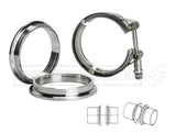 2.5" 63MM STAINLESS STEEL V-BAND Clamp Set