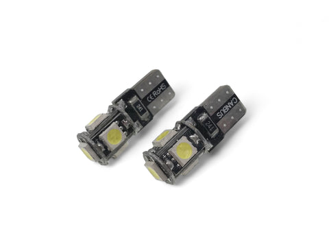 T10 5 SMD Error Free LED Bulbs - for European Cars