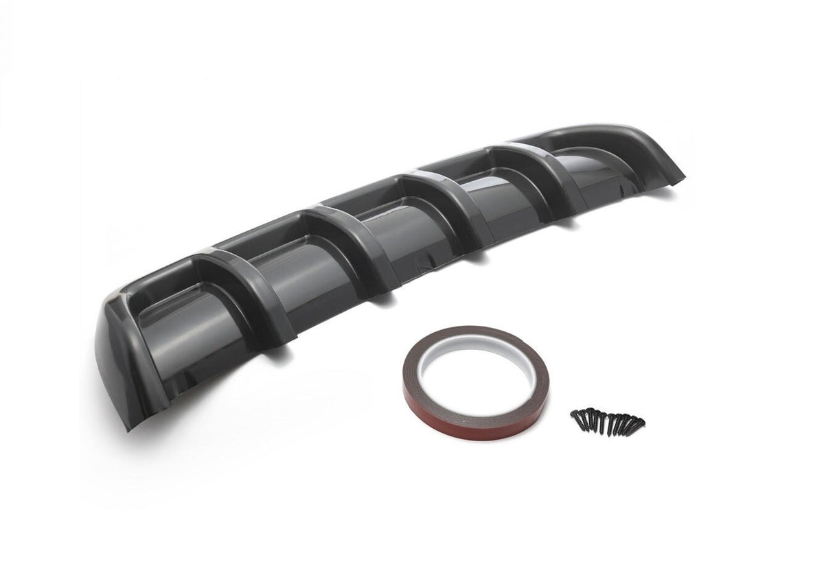 Universal Rear Bumper Lip Diffuser - Black – Finebiz Performance