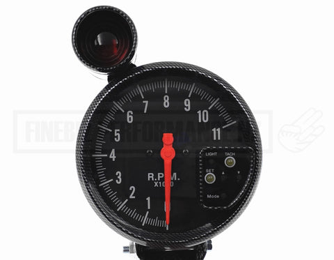 5" Tacho Tachometer with Shift Light / 7 Colours