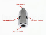 1/8'' NPT Oil Pressure Sensor Tee - M10X1.0 male & Female Adaptor