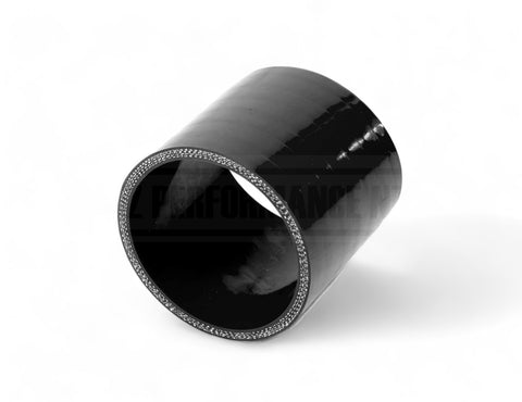 2.75" 70mm Black Straight Silicone Hose Joiner