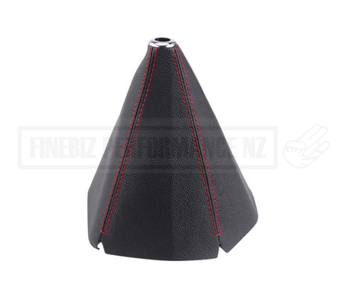 PVC Gear Lever Boot Cover - Red Stitching