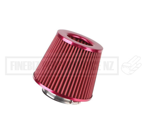 AIR POD FILTER RED - 76MM INLET 3"