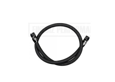 10AN Black Braided hose with fittings - 800mm Long