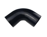 3.5" 90 Degree Silicone Hose Joiner - Black 89mm