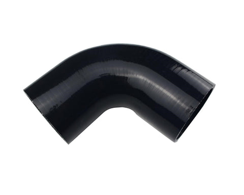 2" 90 Degree Silicone Hose Joiner - (51mm) Black