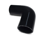 3" to 4" 90 Degree Silicone Hose Reducer - Black (76mm to 101mm)