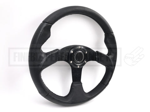 350MM Vinyl Flat Style Steering Wheel